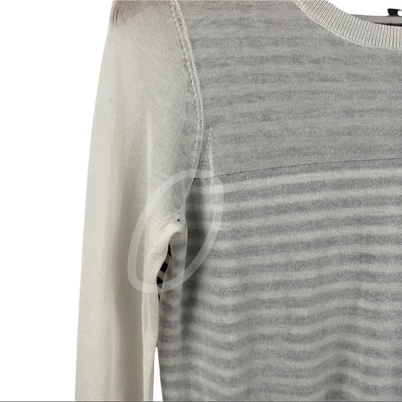 WHITE + WARREN Light-knit Nautical stripe Long Sleeve - Picture 11 of 13